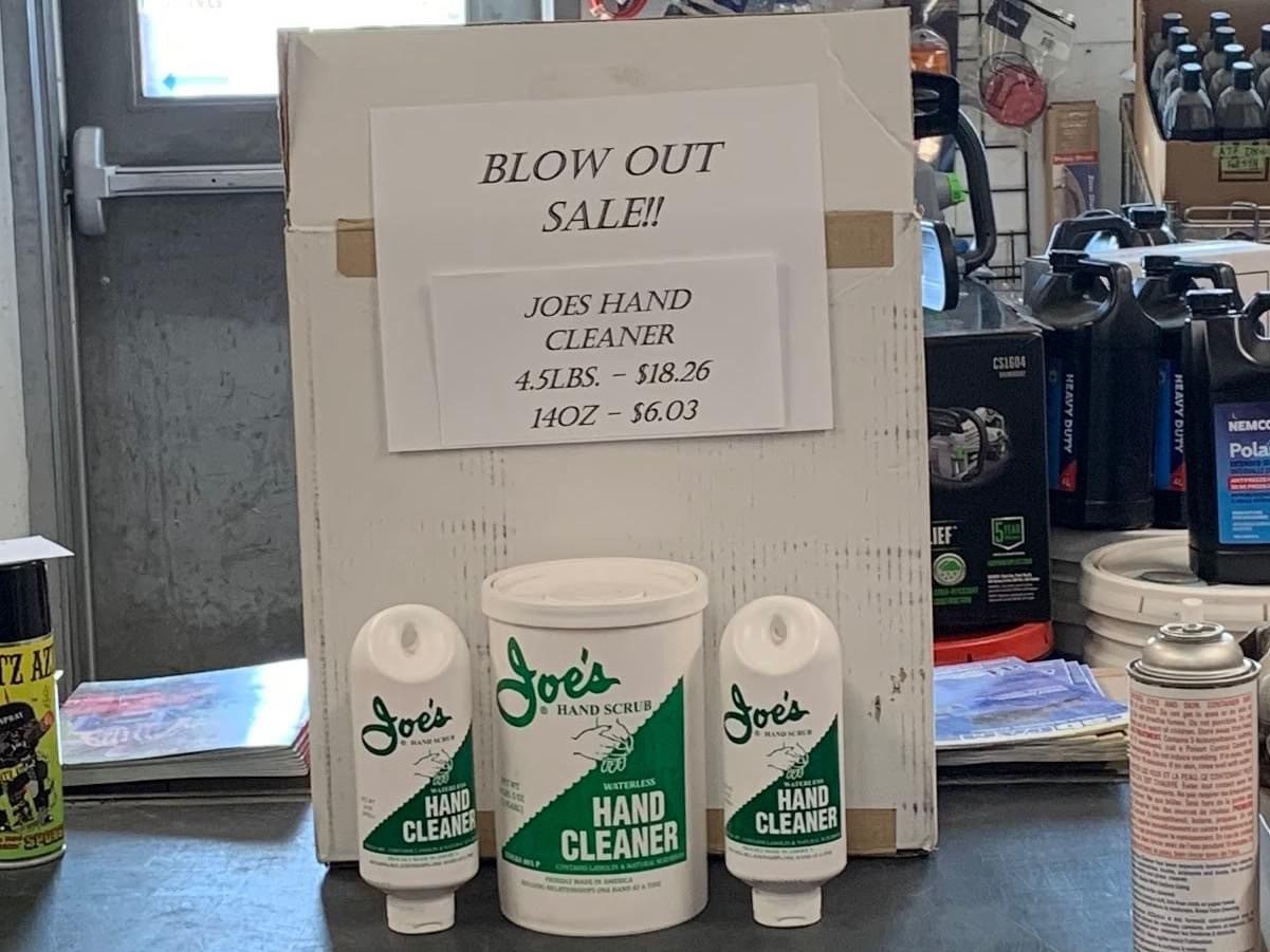 joes hand cleaner
